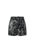 Woven Polyester Fiber Women's Shorts Elegant Floral Print