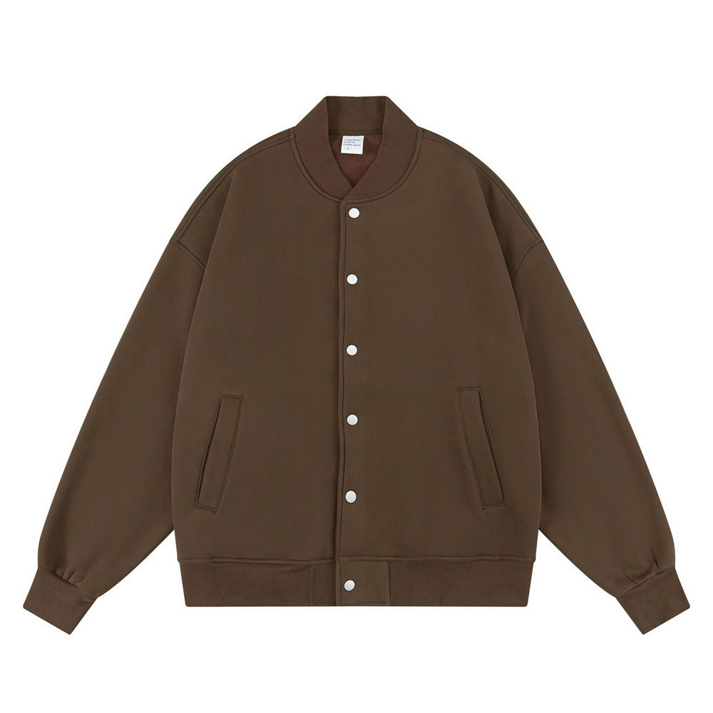 UNIKCOSA Velora American Style Fur Baseball Jacket 💫