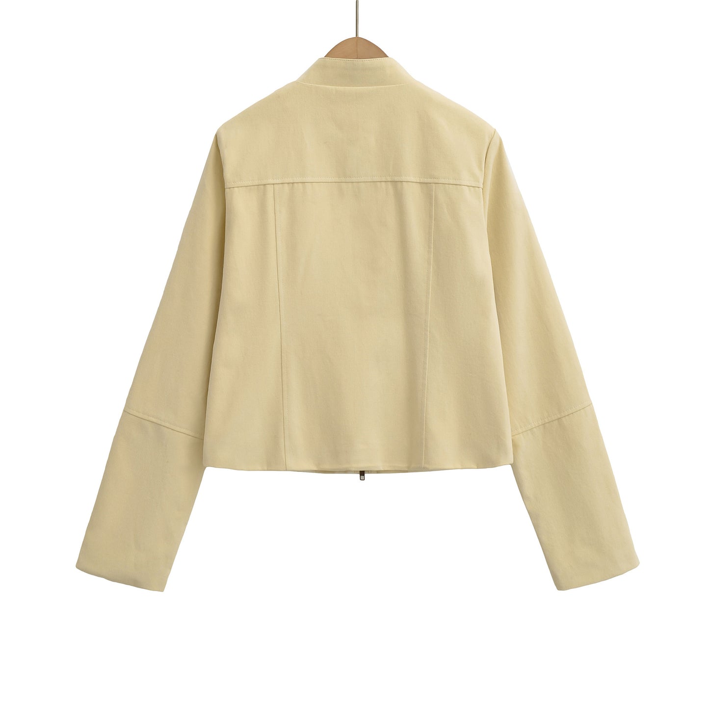 UNIKCOSA Velora Zipper Jacket Womens Top Slim Fit Cotton 🌆