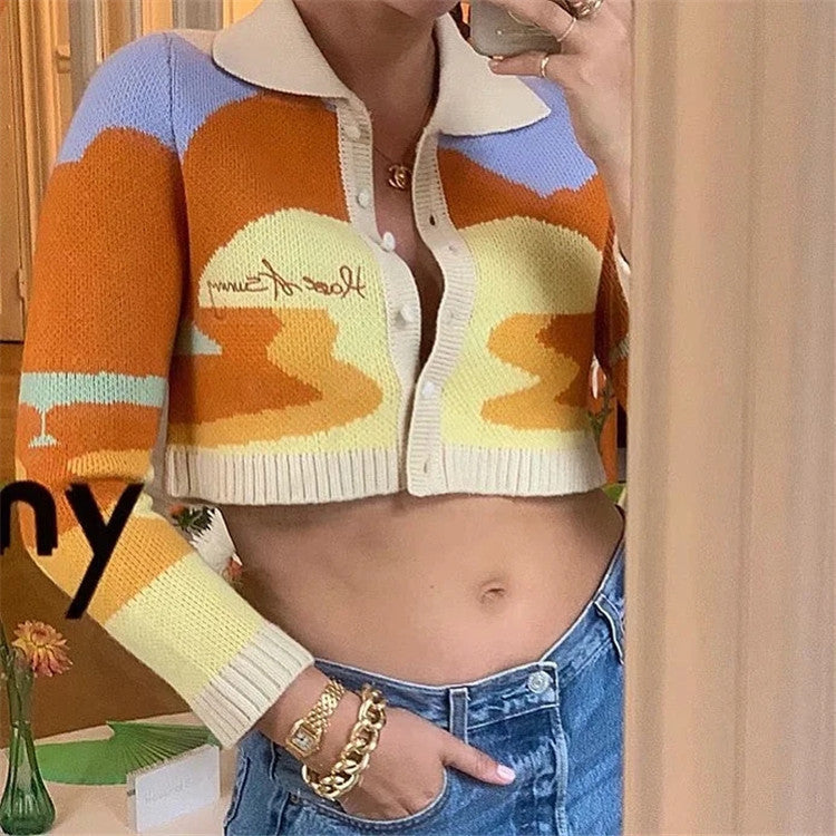 UNIKCOSA RetroMuse Jacquard Cardigan Autumn Edition 💫