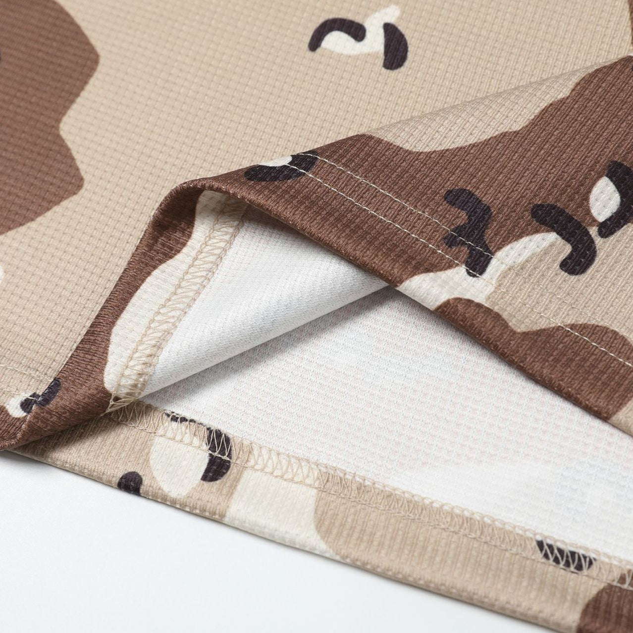 UNIKCOSA LuxeEase Desert Camouflage Long Sleeve T Shirt 🔥