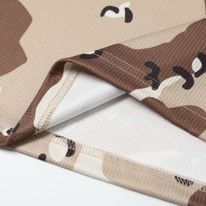 UNIKCOSA LuxeEase Desert Camouflage Long Sleeve T Shirt 🔥