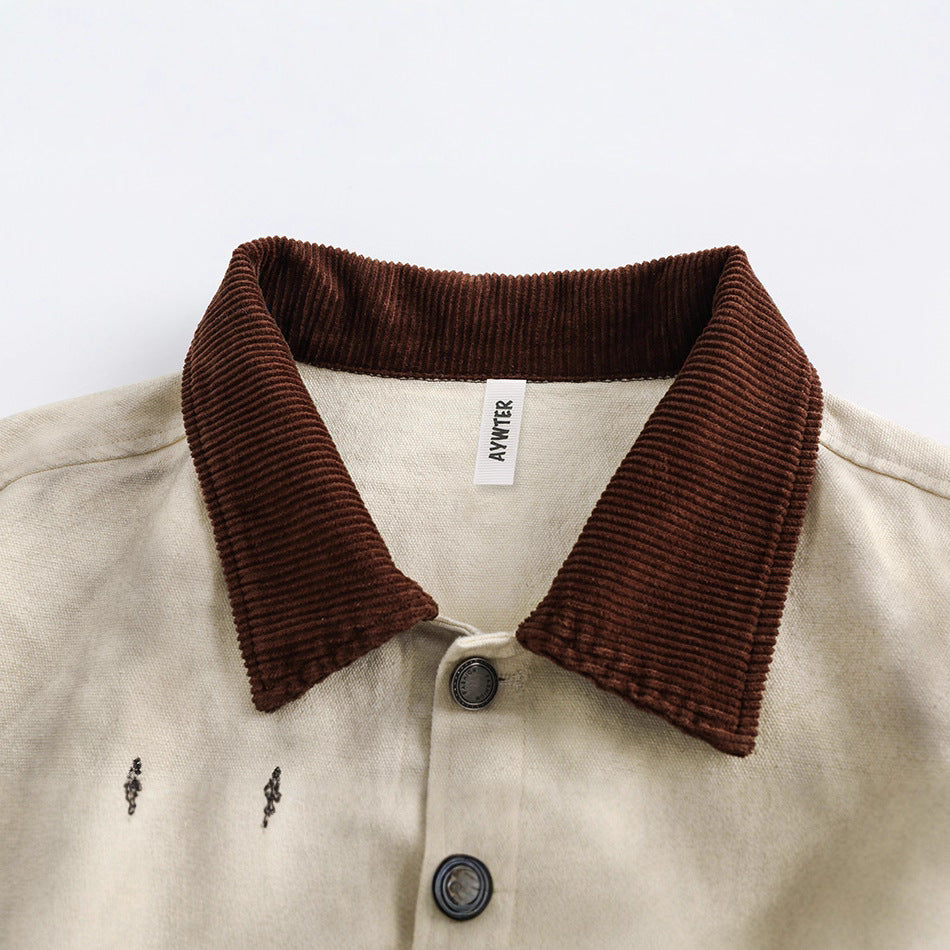 UNIKCOSA UrbanSoul Street Style Graffiti Patchwork Jacket 💫