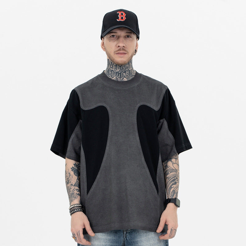 UNIKCOSA LuxeEase Embroidered Short Sleeve T Shirt 💫