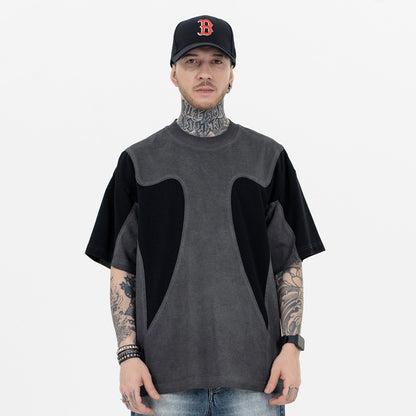 UNIKCOSA LuxeEase Embroidered Short Sleeve T Shirt 💫