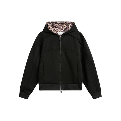 UNIKCOSA UrbanSoul Leopard Print Hooded Jacket Edition 🌆
