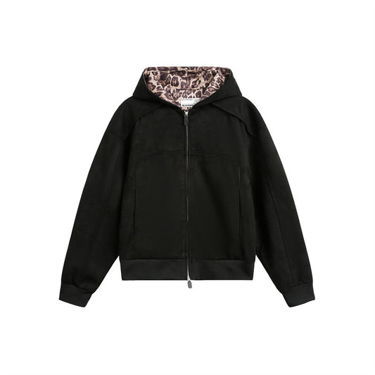 UNIKCOSA UrbanSoul Leopard Print Hooded Jacket Edition 🌆