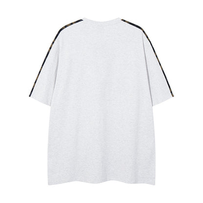 UNIKCOSA RetroMuse Retro Letter Embroidery Tee For Men 💫