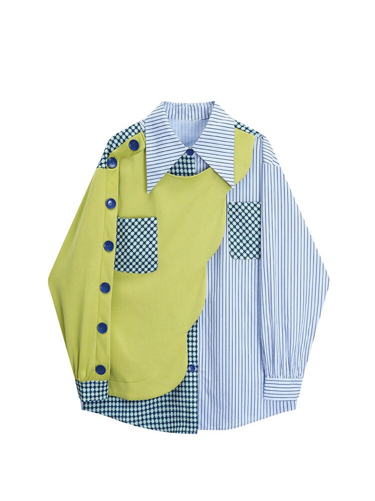 UNIKCOSA LuxeEase Harajuku Patchwork Sweatshirt Women 🌆