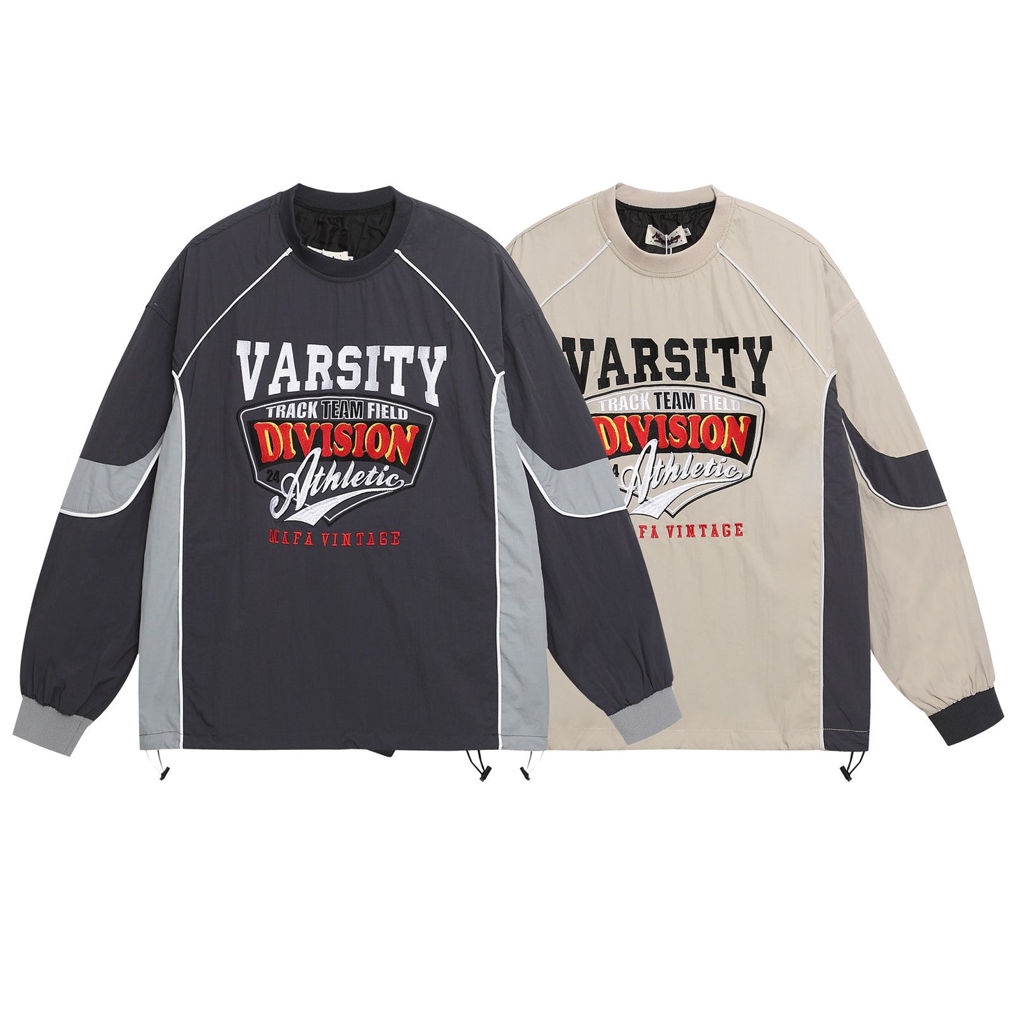 UNIKCOSA Velora Color Block Sweatshirt Unisex Casual 💫