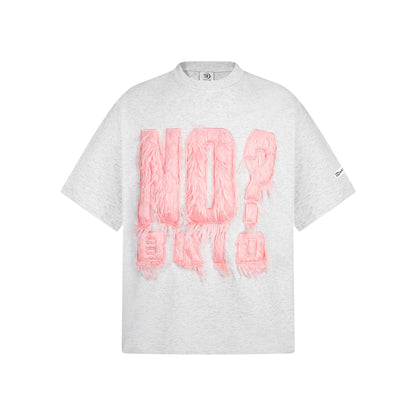 UNIKCOSA StreetCore Embroidered Letter Flock T-Shirt for Men 🖤 (Unisex Fit)