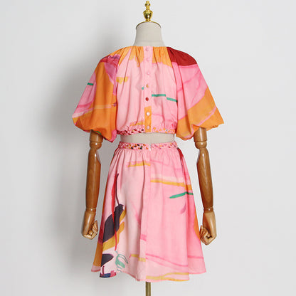 UNIKCOSA Velora A Line Dress Holiday Style Print Edition 💫