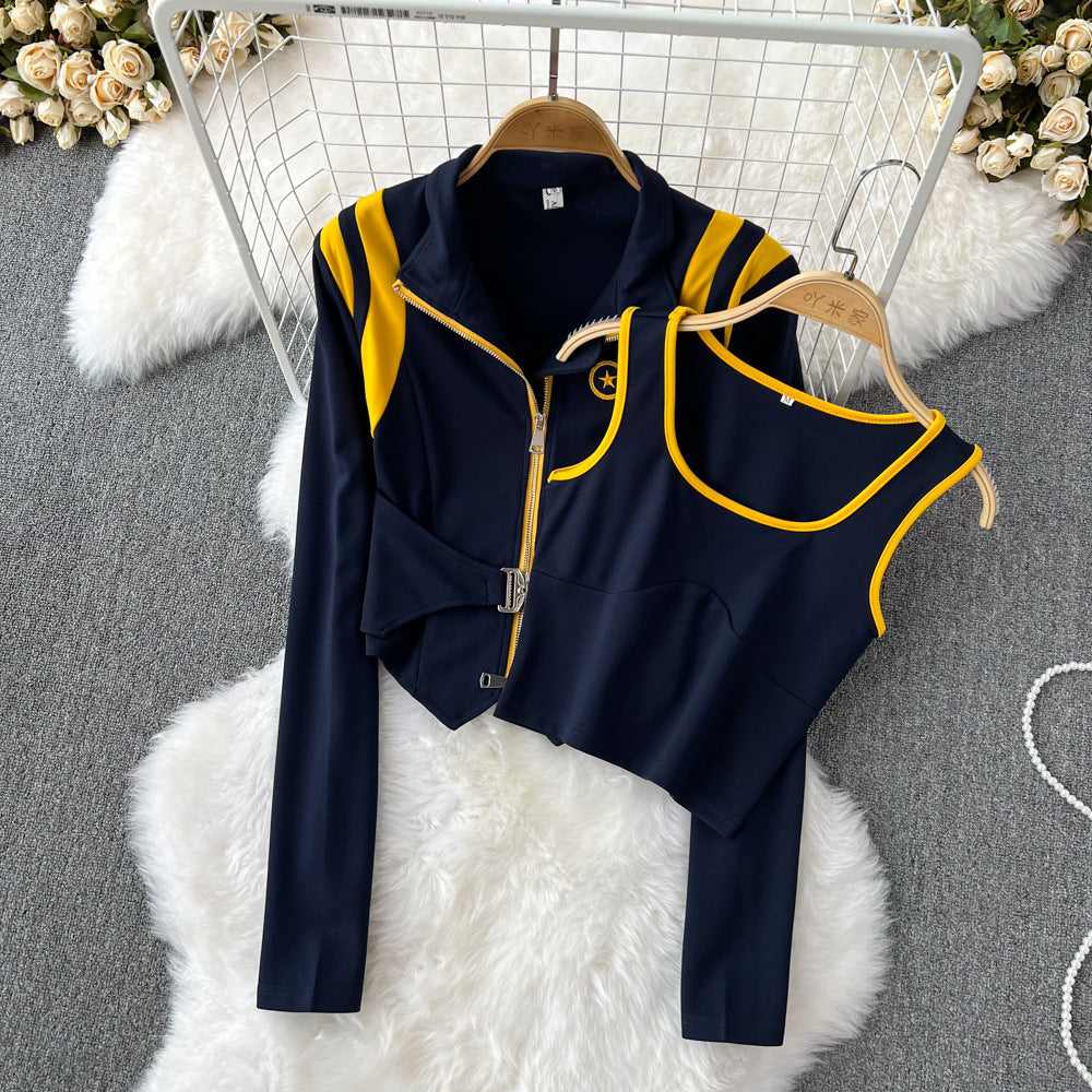 UNIKCOSA Velora Three-Piece Sports Suit Dark Blue 💫