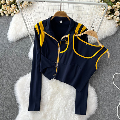 UNIKCOSA Velora Three-Piece Sports Suit Dark Blue 💫