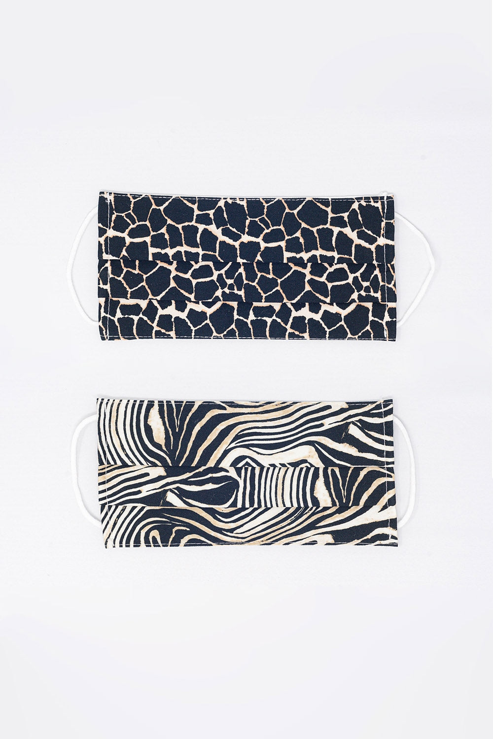 Q2 2 PACK Mix Animal Print Mask