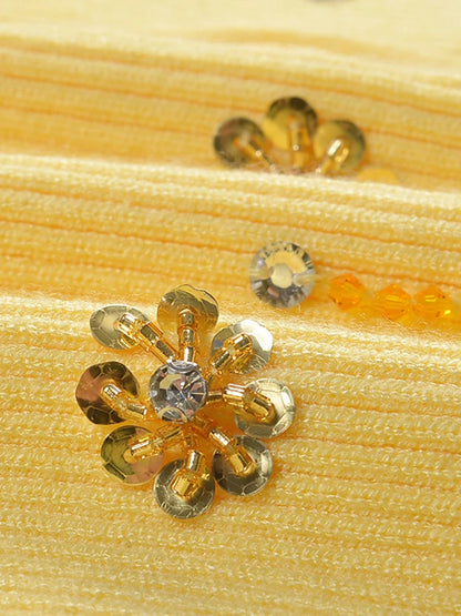 UNIKCOSA Velora V-Neck Knitted Cardigan And Camisole Set 💫