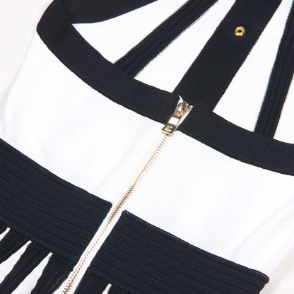 UNIKCOSA Velora Sleeveless Flower Knit Dress Back Zip 💫