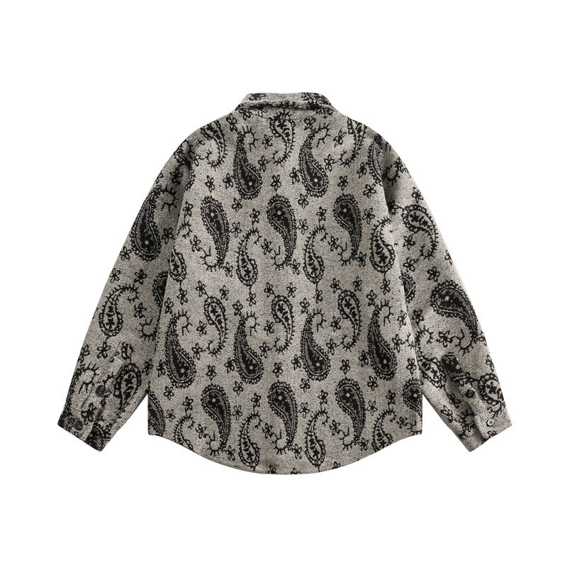 UNIKCOSA RetroMuse Cashew Flower Shirt CottonBlend 🌸