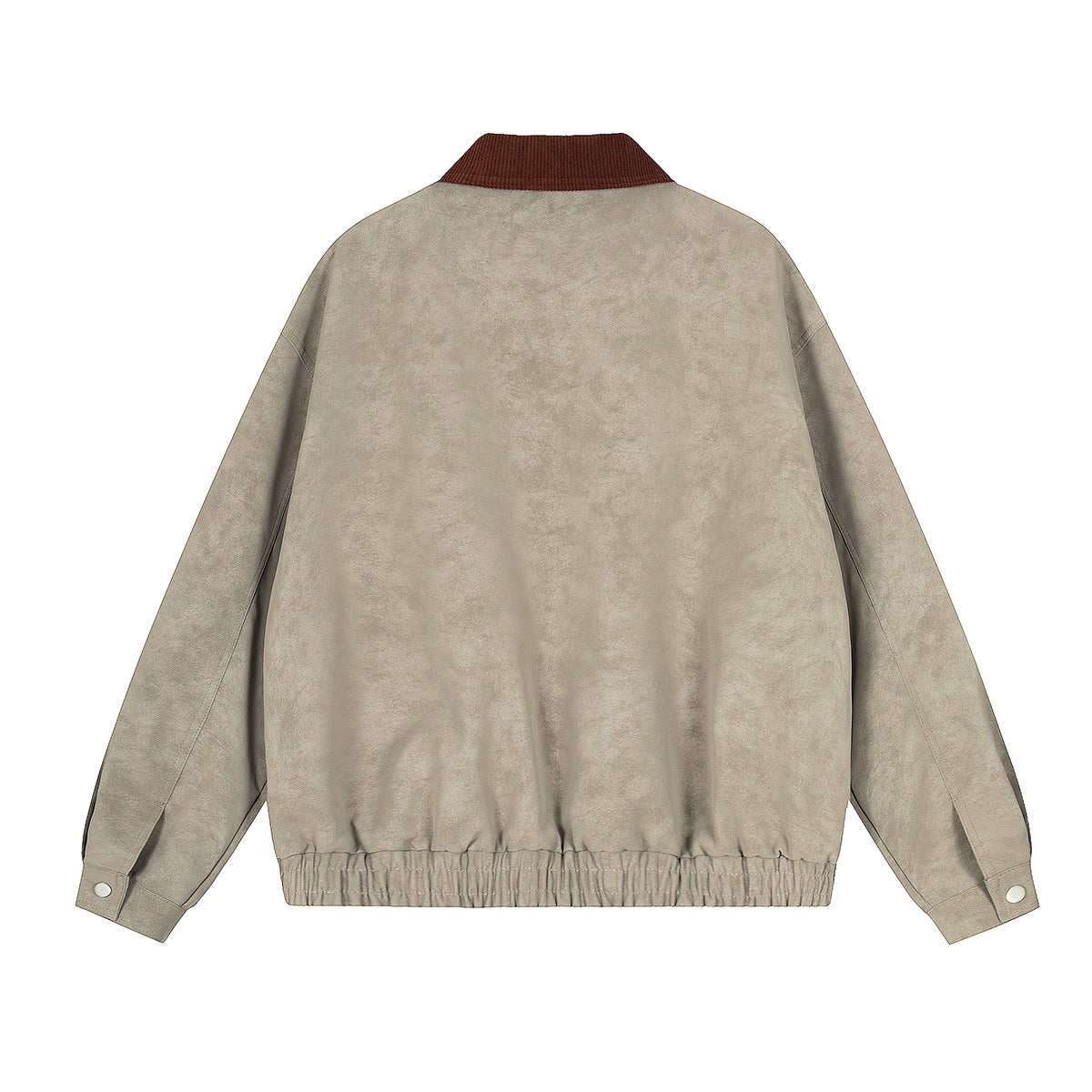 UNIKCOSA RetroMuse Color Block PU Leather Jacket 💫