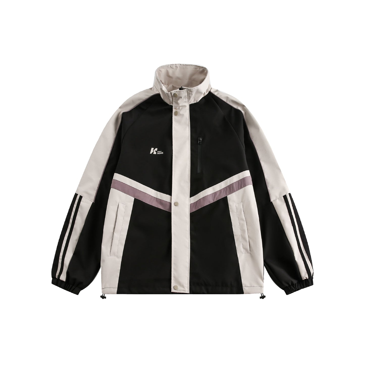 UNIKCOSA UrbanSoul Color Blocked Workwear Jacket 💫