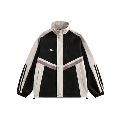 UNIKCOSA UrbanSoul Color Blocked Workwear Jacket 💫