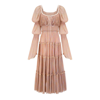 UNIKCOSA Velora One-Shoulder Sequin A-Line Dress 💫