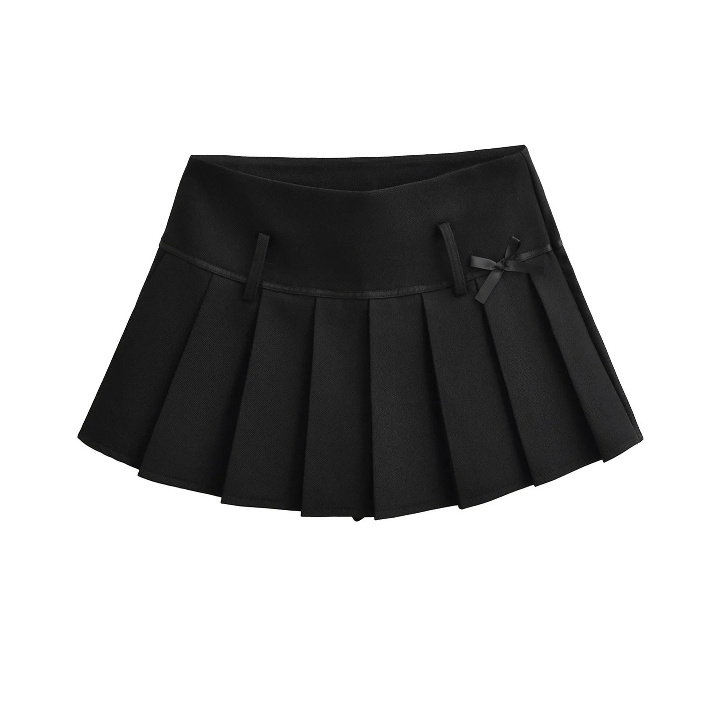 UNIKCOSA Velora Bow Pleated Short Skirt For Women 💫
