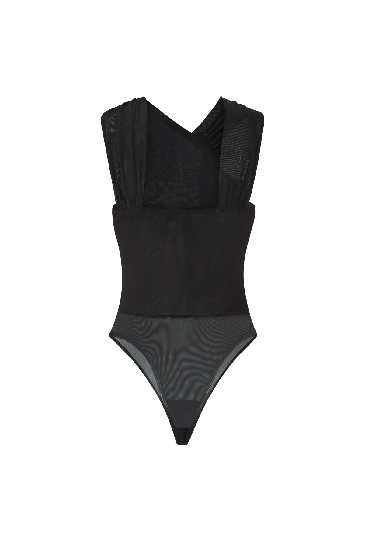 Spandex Shapewear Bodysuit One-Shoulder Design Contouring Fit