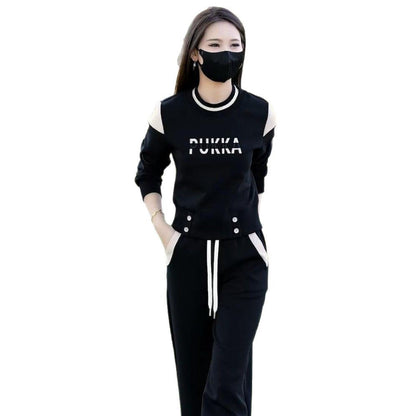 UNIKCOSA Velora Wide-Leg Two-Piece Set Loose Top Trousers 💫