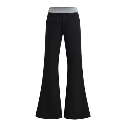 UNIKCOSA NoirFit High Waisted Spliced Flared Pants Edition 🔥