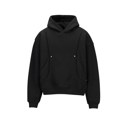 UNIKCOSA RetroMuse Hooded Loose-Fit Sweatshirt For Men 💫