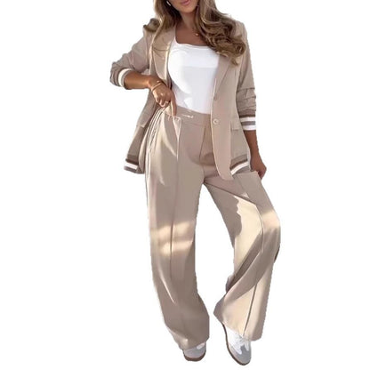 UNIKCOSA Velora Two Piece Suit Set Blazer Wide Leg Pants 💫