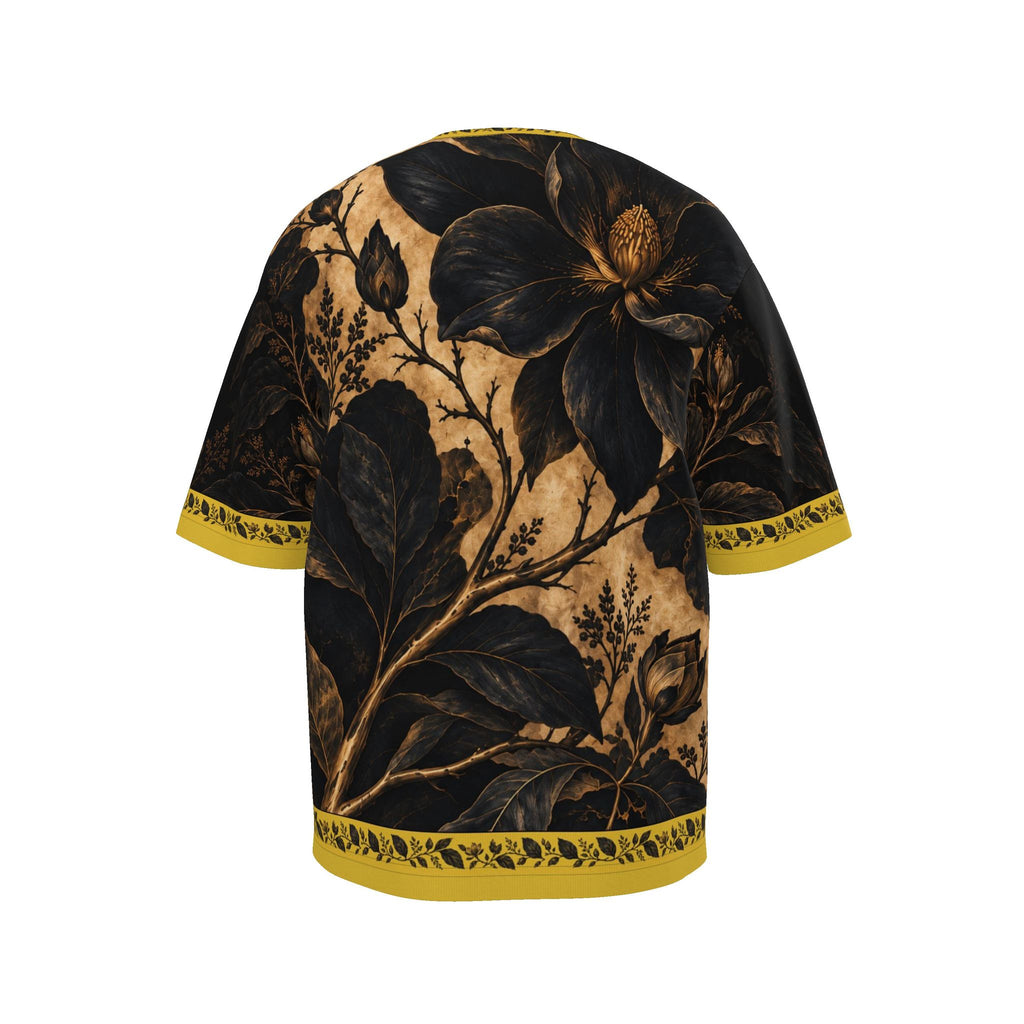 Noir Botanica Luxury Oversized Cotton T-Shirt