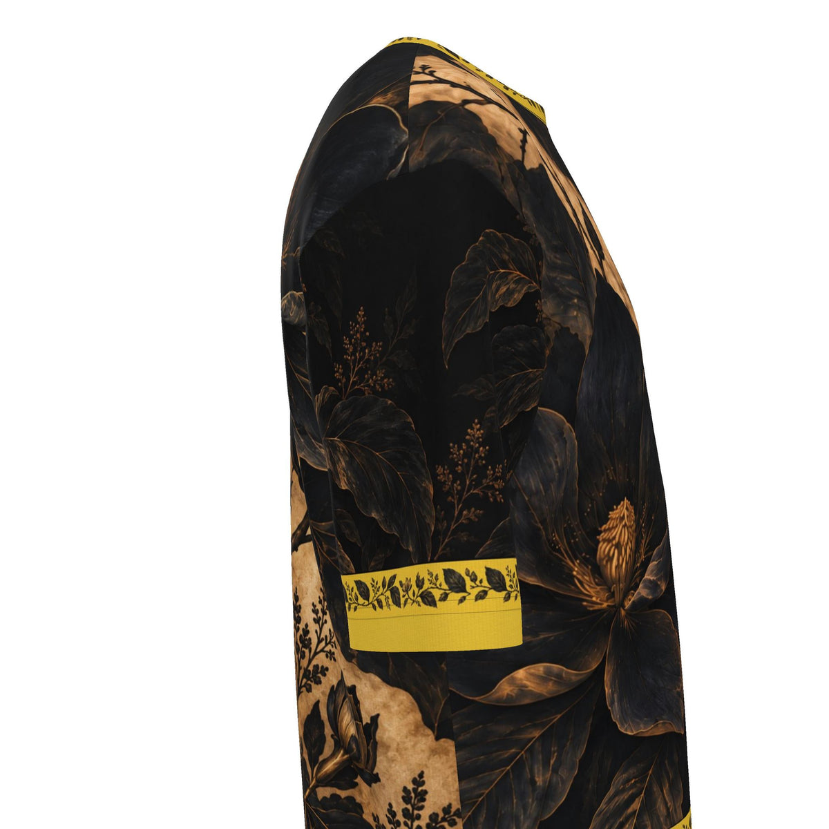 Noir Botanica Luxury Oversized Cotton T-Shirt