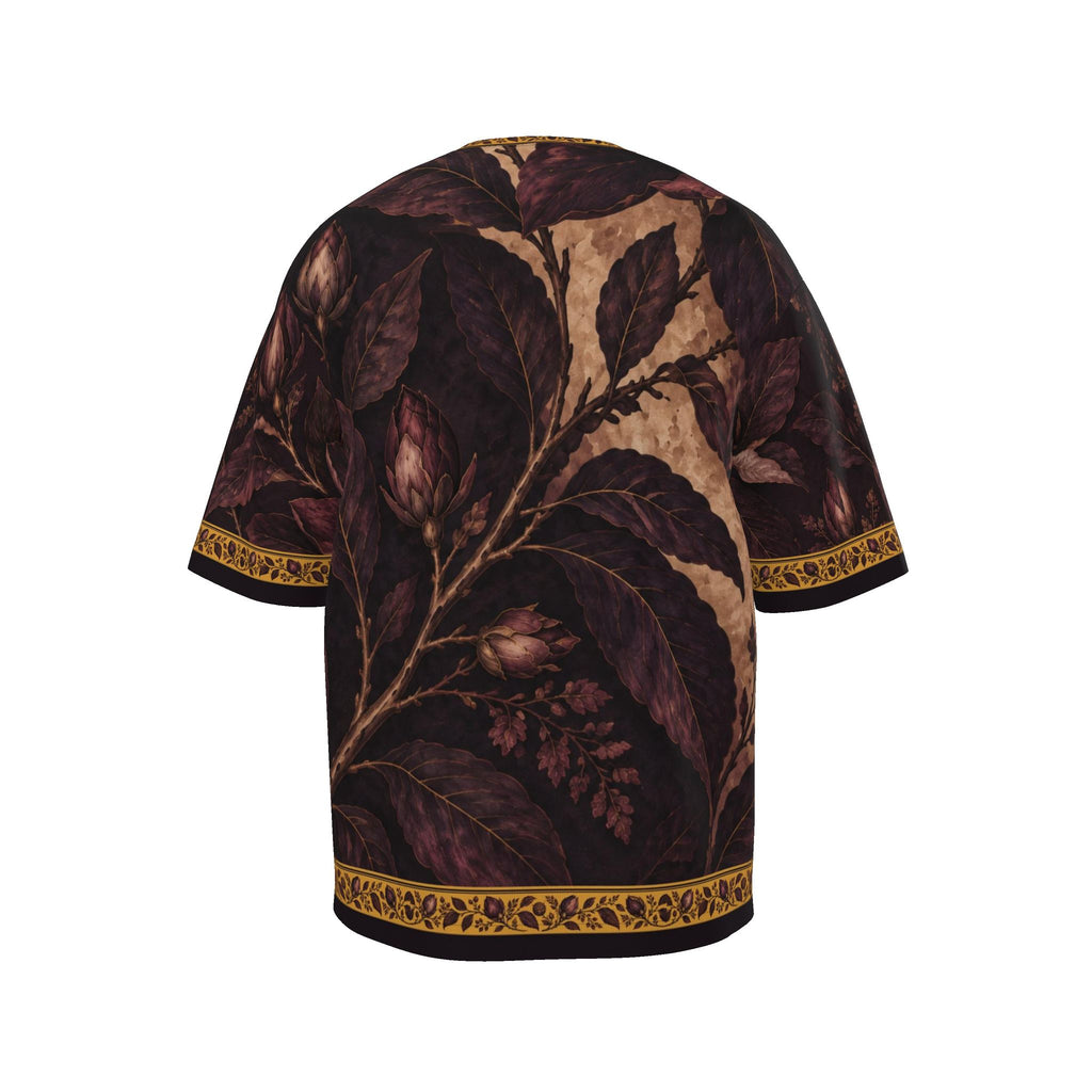 Mulberry Magnolia Luxury Oversized Cotton T-Shirt