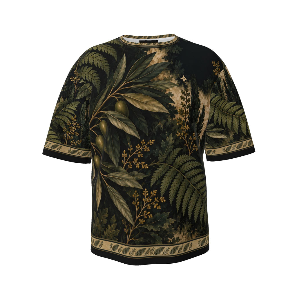 Olive Fern Atelier Luxury Oversized Cotton T-Shirt