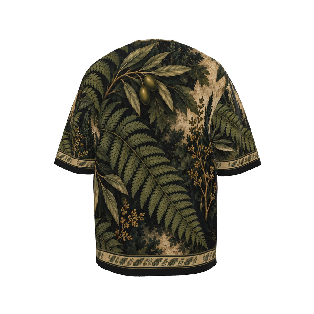 Olive Fern Atelier Luxury Oversized Cotton T-Shirt