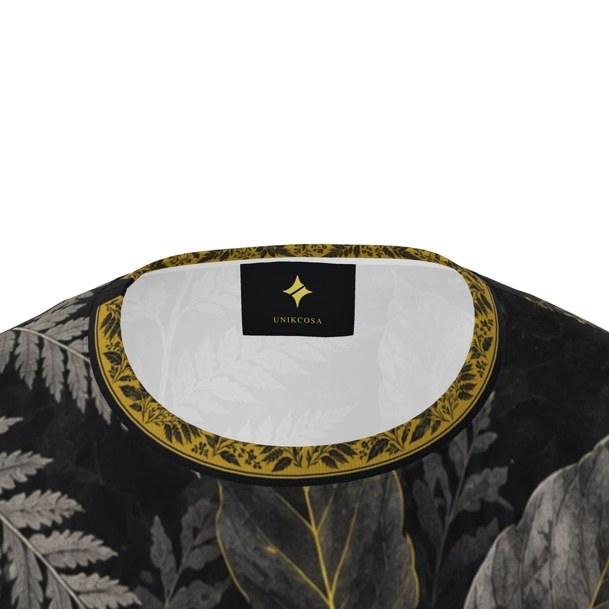 Graphite Fern Soul Luxury Oversized Cotton T-Shirt
