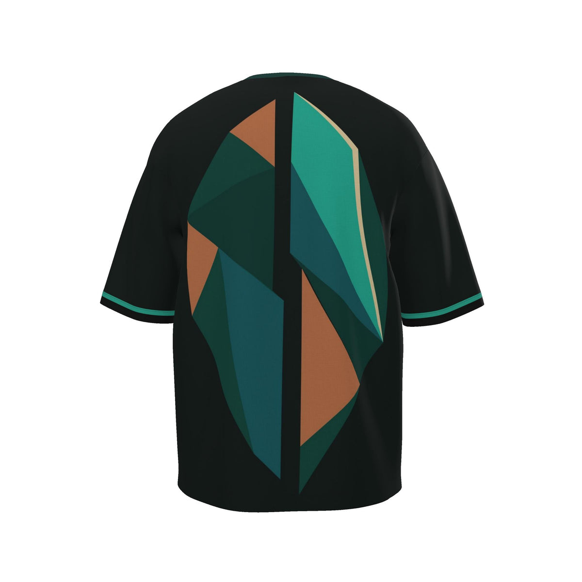 Emerald Offset Luxury Oversized Cotton T-Shirt