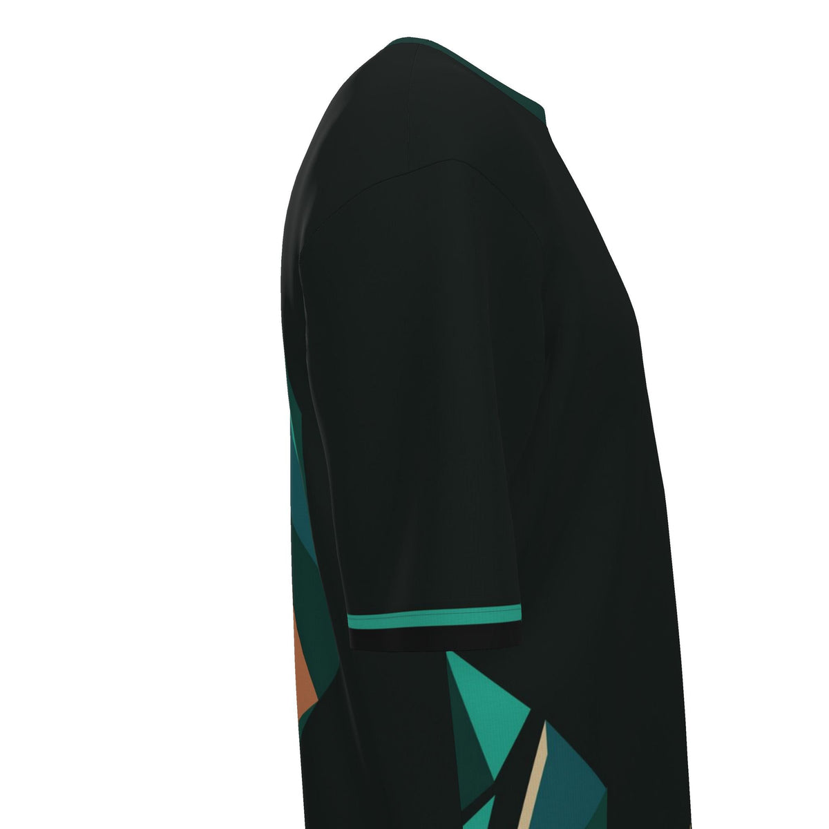 Emerald Offset Luxury Oversized Cotton T-Shirt
