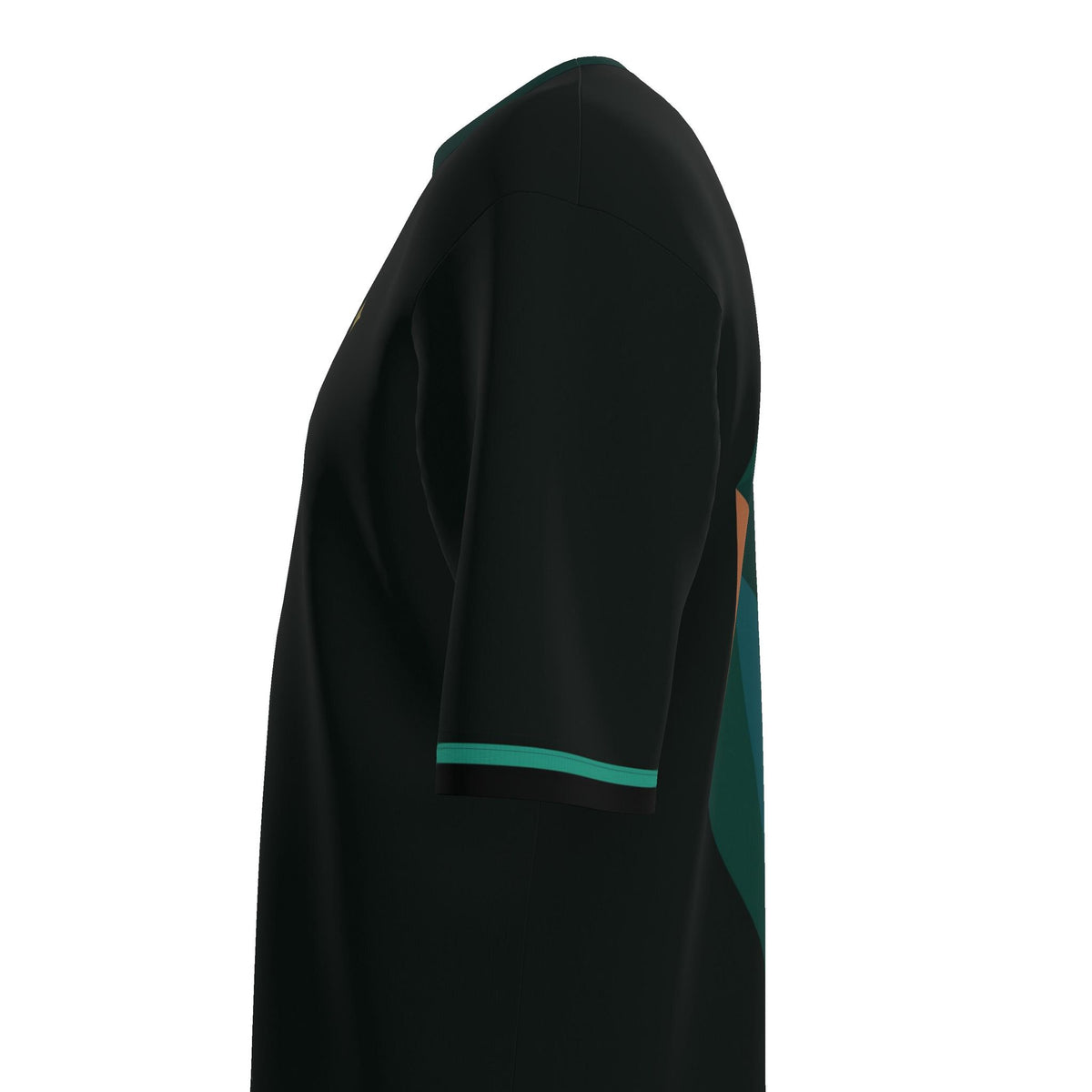 Emerald Offset Luxury Oversized Cotton T-Shirt
