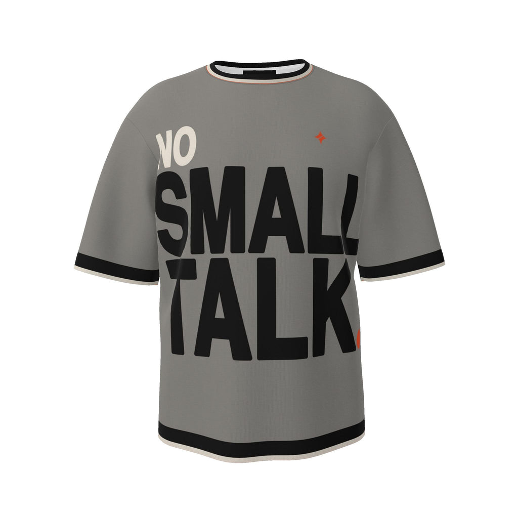 No Small Talk Luxury Oversized Cotton T-Shirt
