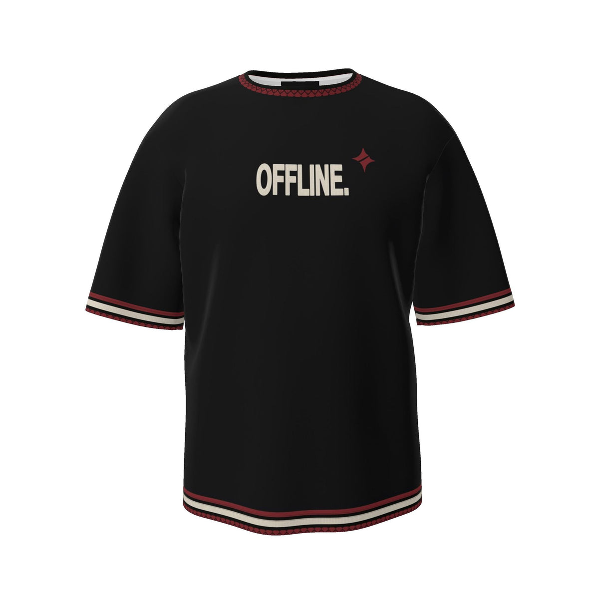 Offline With You Luxury Oversized Cotton T-Shirt