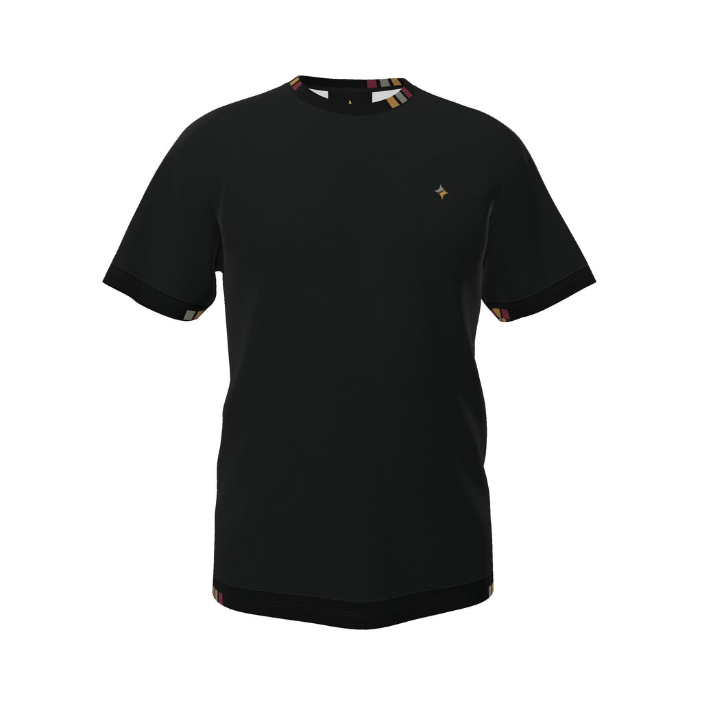 Midnight Cadence Luxury Boxy Cotton T-Shirt