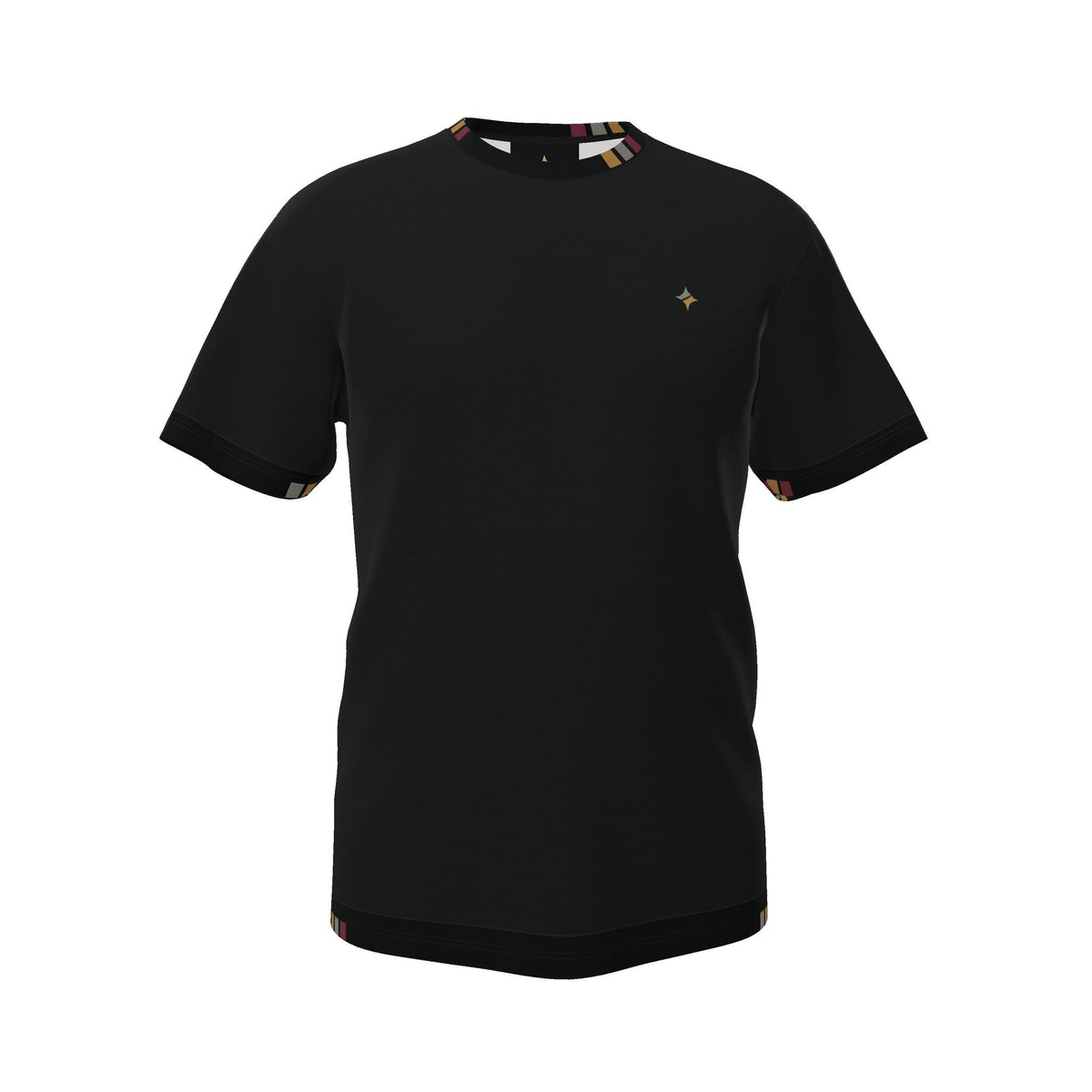 Midnight Cadence Luxury Boxy Cotton T-Shirt
