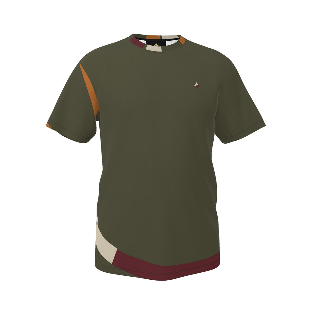 Olive Counterform Luxury Boxy Cotton T-Shirt