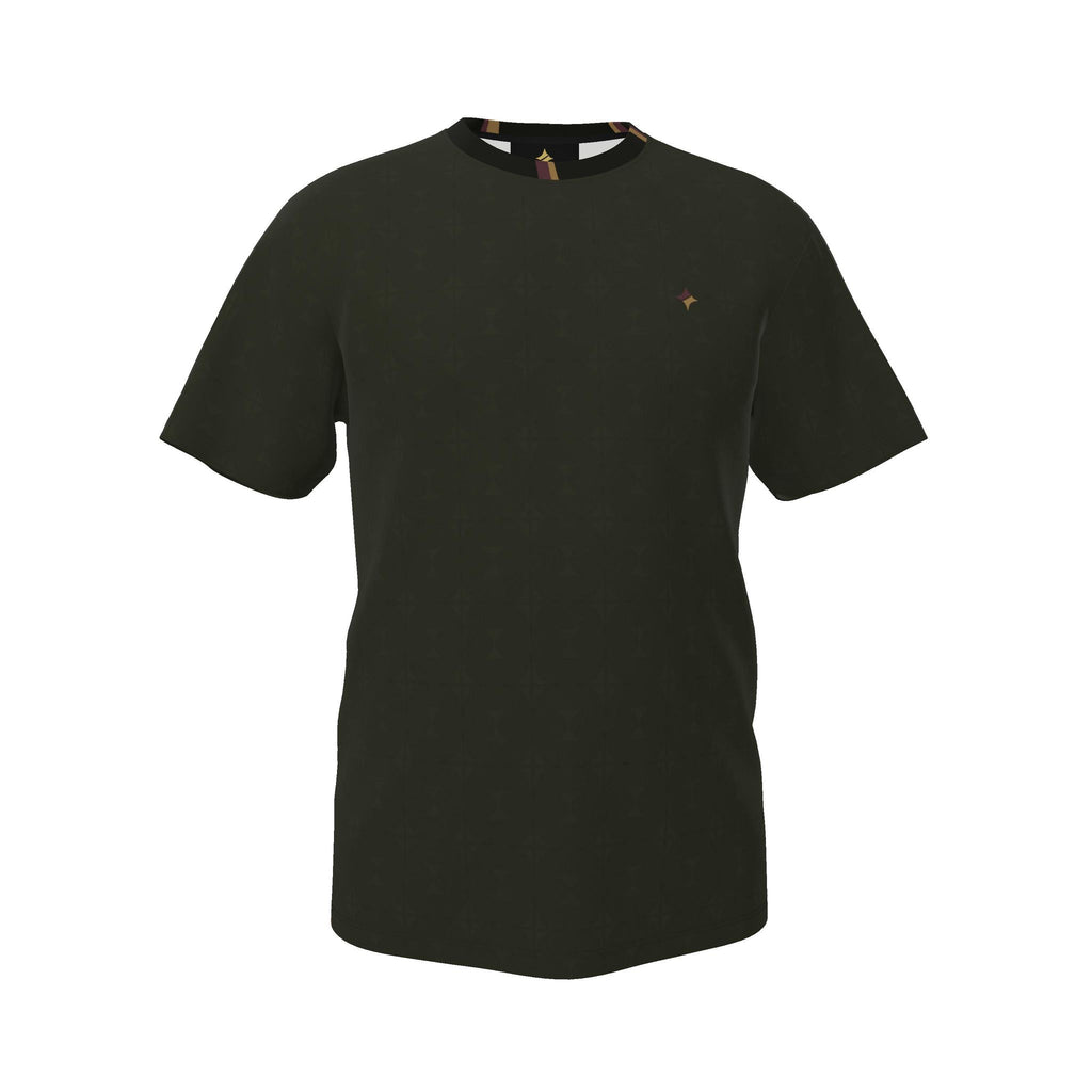 Olive Intention Luxury Boxy Cotton T-Shirt