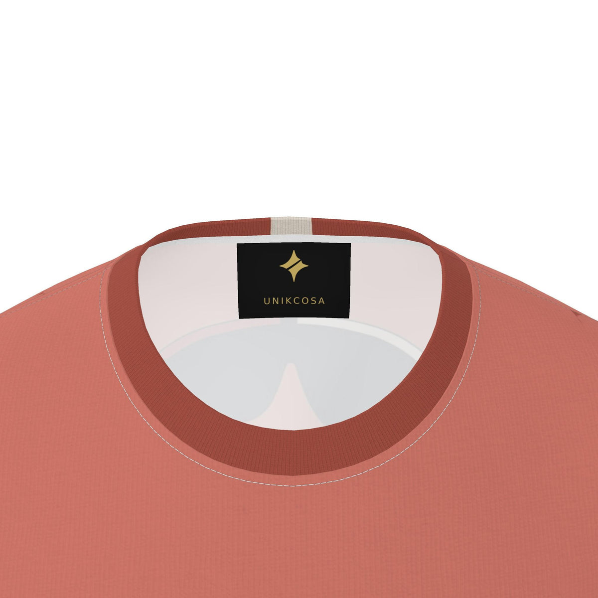 Coral Nocturne Luxury Boxy Cotton T-Shirt