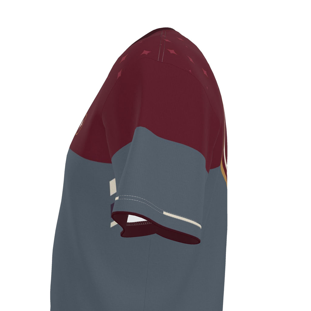 Bordeaux Slate Luxury Boxy Cotton T-Shirt