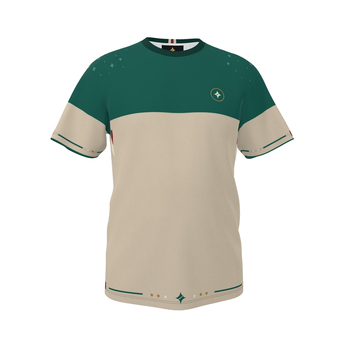Emerald Parchment Luxury Boxy Cotton T-Shirt